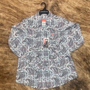 Green Coral paisley Cinch